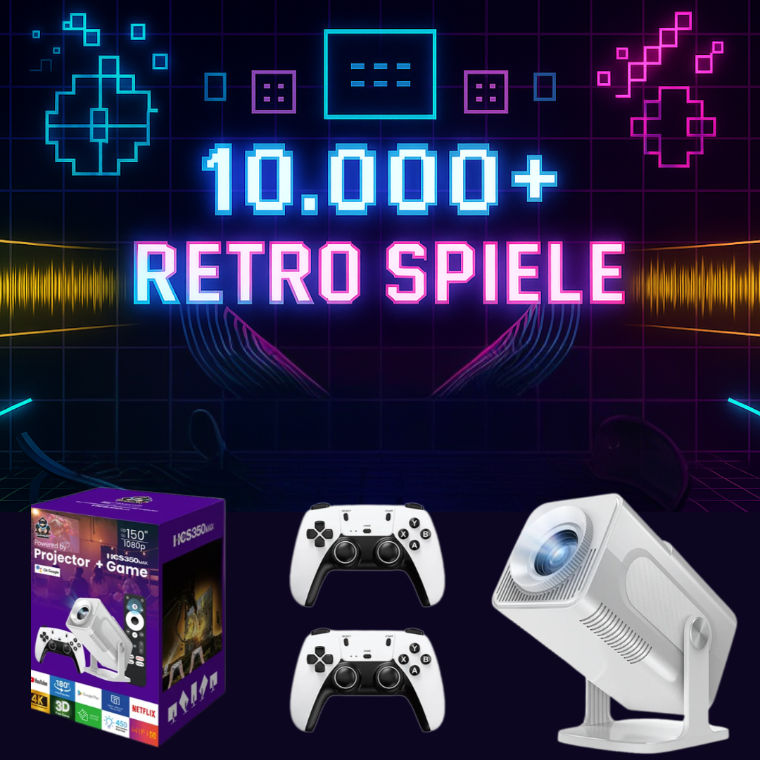 Retro-Gaming Projektor